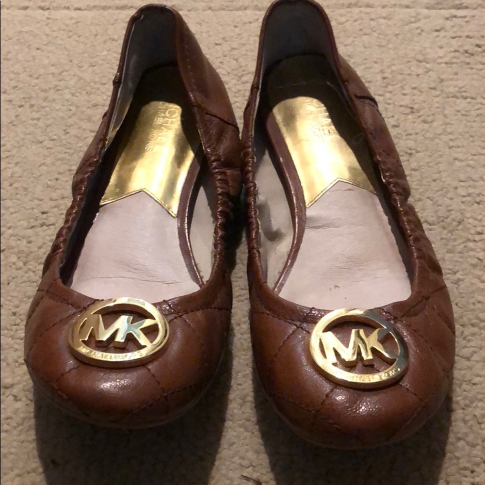 Brown Michael kors flats